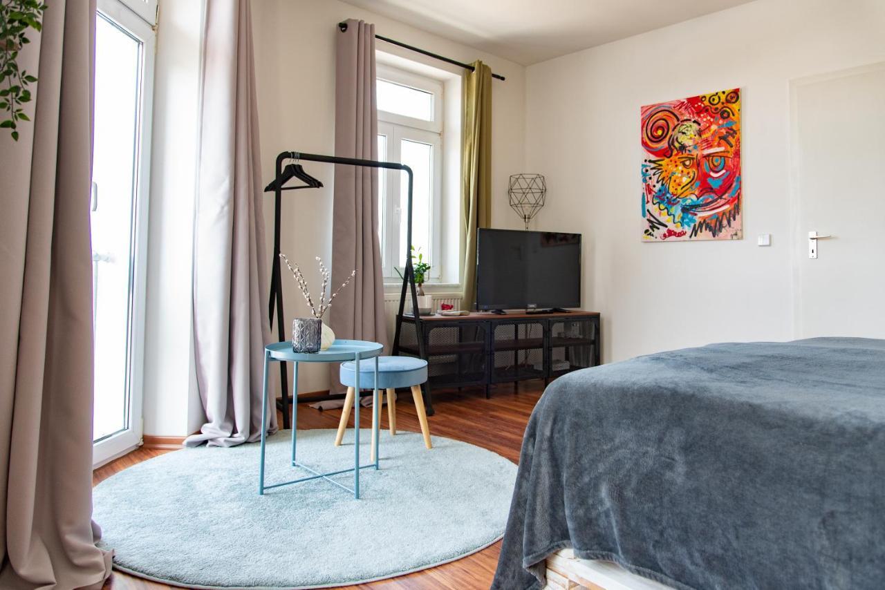 Industriecharme Apartment - Nespresso, Netflix, Wifi, Zentral, Messe Chemnitz Luaran gambar