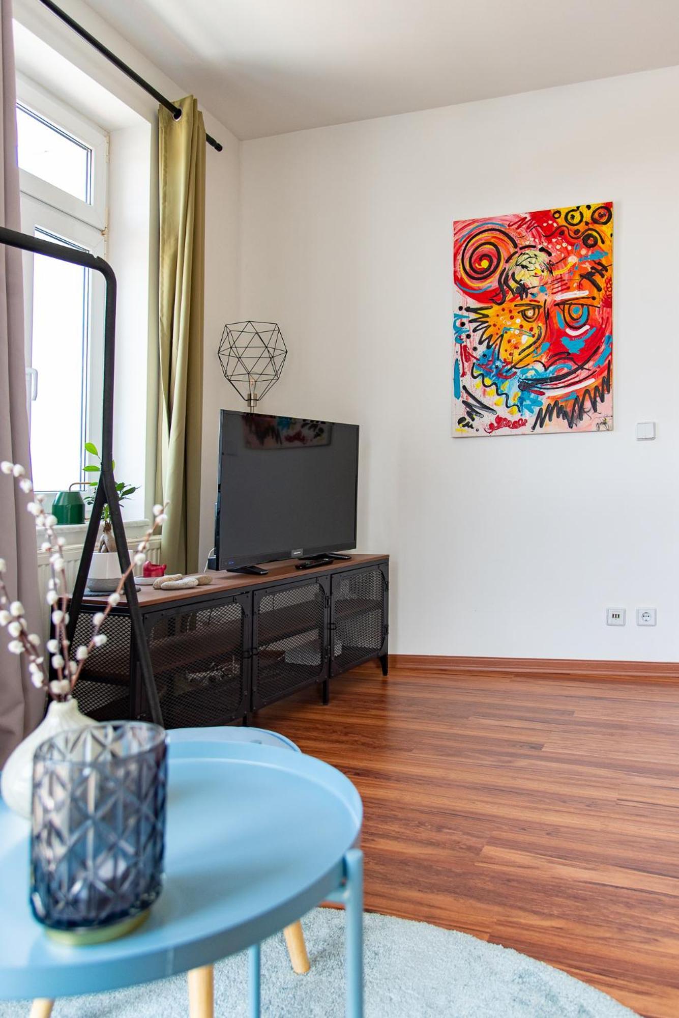 Industriecharme Apartment - Nespresso, Netflix, Wifi, Zentral, Messe Chemnitz Luaran gambar